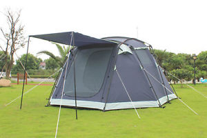 SAXUR JERSEY TENDA FAMILIARE CAMPEGGIO 4-6 PERS NUOVO !! 5000MM!