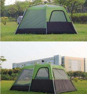 5-8 Persons Outdoor Waterproof Camping Hiking Family Double Lining Tent *