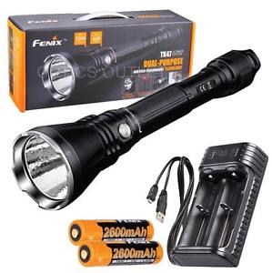 Fenix TK47UE Ultimate Edition 3200 Lumen LED Flashlight w/ 2x 18650 & Charger