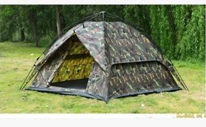 3-4 Persons POP UP Double Lining Outdoor Waterproof Beach Camping Hiking Tent #