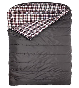 TETON Sports Fahrenheit Mammoth -7C/+20F Queen Size Sleeping Bag, Grey