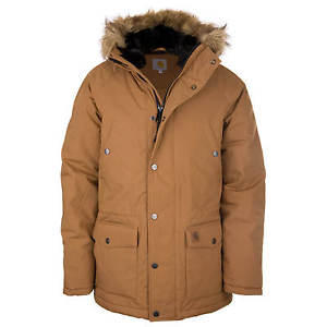 Carhartt Trapper Parka hamilton marrone - caldo Uomo Cappotto Invernale