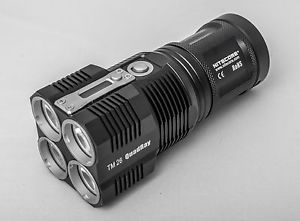 NiteCore - TinyMonster TM26 Set - mit 4.000 Lumen inkl. 4 x 3400 mAh Akkus