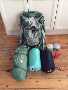 Solo Camping Equipment - Osprey - Mountain Hardwear - Thermarest