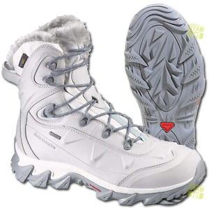 Salomon Femmes Chaussures de marche Chaussures d'hiver NYTRO GTX W blanc