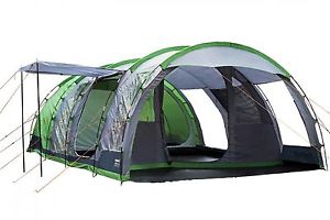 Regatta Tunnel Tent - 6 Man Vanern Family Tent - Green
