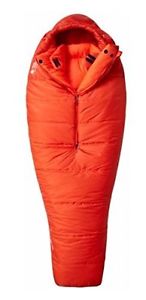 Mountain Hardwear Hyperlamina Torch Synthetic Sleeping Bag-Adjustable-Red Flame