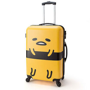 SANRIO GUDETAMA TRAVEL LUGGAE BAG CARRY-ON SUITCASE 24" 40 x 60 x 25_516317