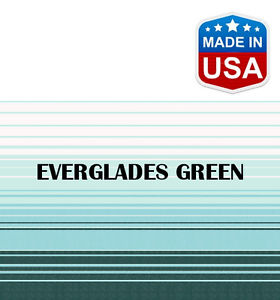 11' RV Awning Replacement Fabric for A&E, Dometic (10'3") Everglades Green