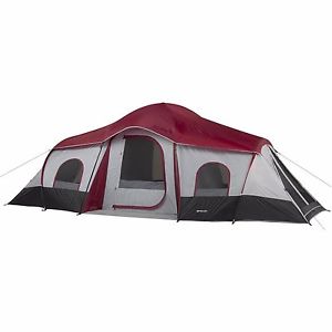 Ozark Trail Camping Tent 10-Person 3-Room Outdoor Instant Family Cabin Shelter