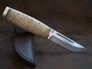 BULAT CUSTOM Exklusives Finnenmesser Zlatoust Jagdmesser, RWL-34 Stahl 61-HRC