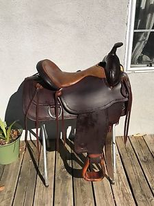 17" Tex Tan Trail Saddle Great Condition