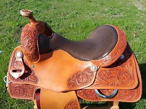 16" Spur Saddlery Reining Cowhorse Saddle (Made in Texas)