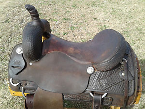 17" Larry Coats Cutting Saddle (Made in Texas)