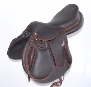 18" DEVOUCOUX IOLDY SADDLE (S12002469) FULL BUFFALO. DEMO CONDITION! - XVD