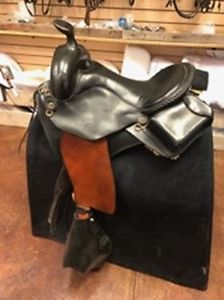 Synergist Two Tone Trail Saddle - 16" Wide Tree - Gently Used