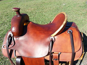 16" Johnny Scott Ranch Roping Saddle (Made in Texas)