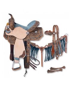 Tough-1 Western Saddle 5 Piece Tooling 15