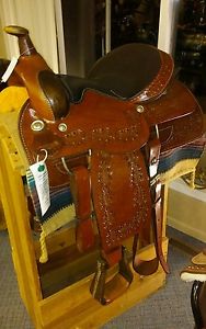 Handmade in usa roping saddle