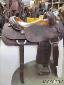 Joey Jemison Cutting Saddle Used Older Model SOLID and Ready to Ride!!