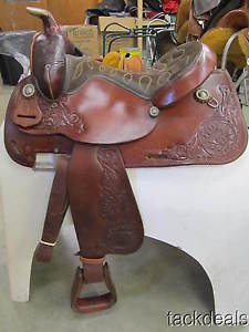 Circle Y Park & Trail Saddle 15" Lightly Used Near Mint Older Model WIDE Tree