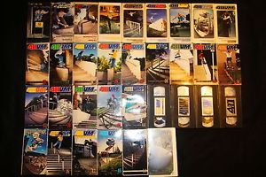 411VM 33 Skateboard Videos 411 VM Skateboarding Skate Video Lot Collection VHS