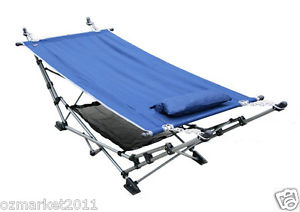 Portable Blue L230cm*W101.5cm Waterproof Hard-wearing Single Folding Hammock