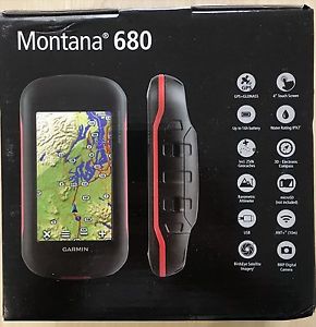 Garmin Montana 680 Touchscreen GPS/GLONASS Receiver, Worldwide Basemaps