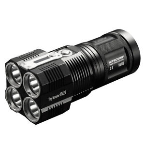 Nitecore TM28 LED Flashlight , 6000Lumen , 4 X CREE XHP35 HI, With Charger