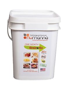 NuManna INT-NMGNG 76 Meals Emergency Survival Food Storage Kit Separate Ratio...