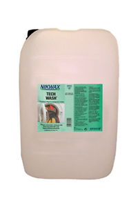 Nikwax Tech Laver 25 Litres spécial Détergent pour Vêtements fonctionnels z2044