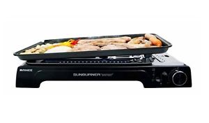 Ranee Sun Burner Portable Butane Stove Burner with Wide BBQ Grill Carrying Bag
