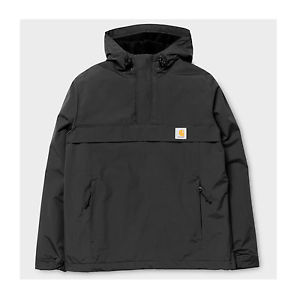 Carhartt, Nimbus Pullover, Teflon, Black, Nero, Giacca A Vento, Cappuccio, Neu