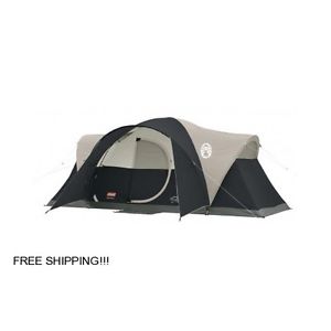 Coleman Tent Montana 8 Person Hunting Camping Fishing Family Travel Vacation Fun