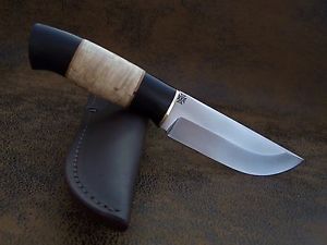 BULAT CUSTOM Exklusives Jagdmesser Zlatoust Messer, Bushcraft, UHC Stahl 65-HRC