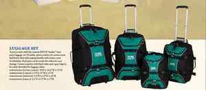 NWTF National wild turkey federation “trolley” fourpiece luggage set NEW