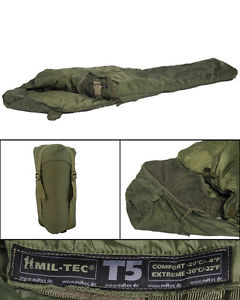 Mil-Tec Schlafsack Tactical 5 Oliv Outdoor Survival Campingschlafsack 230x80cm