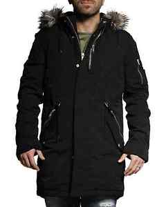 Khujo Uomo Giacca Eskimo Invernale DOCK 2743CO263 Nero