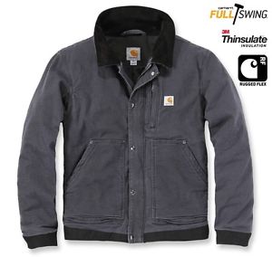 Carhartt Giacca Uomo Sabbia Arenaria Pieno Svolgimento Men Invernale Da Lavoro