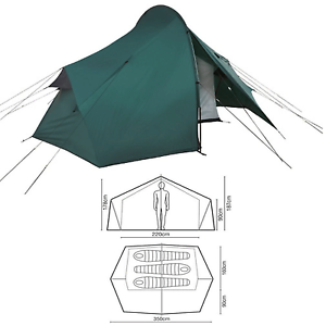 TERRA NOVA WILD COUNTRY ZEPHYROS 3 LIVING TENT CAMPING TREK BACK PACK 3 PERSON