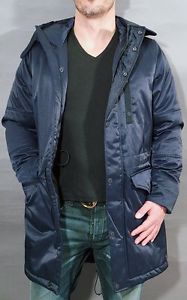 G-STAR GIACCA AVERAGENALE HDD PARKA MAZARINE BLUE TG. M PATROL NYLON