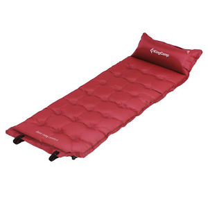 5X (Base Camp Self-Inflating Mattress/Pad for Camping Backpacking WINE RED F6 F6