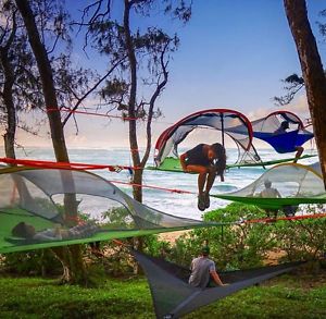 Tentsile Relier Arbre Tente de l’arbre Treetent pour 2 personnes Cabane Toit