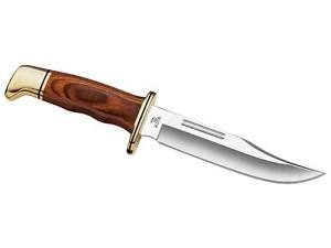 Buck Special 119 Bowie Klinge Cocobolo Holz Griffschalen Lederscheide 285715
