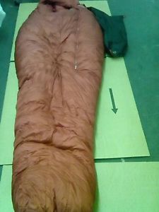 Mountain Equipment REDLINE left zip regular molten red sleeping bag