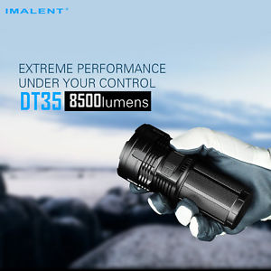 IMALENT DT35 Throw King LED flashlight for hunting outdoor sports OLED display