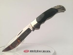 Böker 125 Jahre Jahresmesser 1994, Optima mit Jade. Neusilberkörper mit 440c