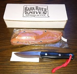 Bark River Ultralite Bushcrafter Black Canvas Micarta CPM 3V sehr guter Zustand