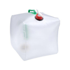 5X (5X Collapsible Water Storage Carrier Container Camping Hiking 20L 5.3Gall F6