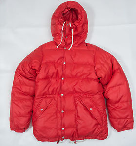 Vintage 1977 REI Puffy Goose Down Double Expedition Parka Mens Small Rare EUC